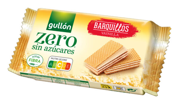 Barquillos de vainilla Gullón Zero