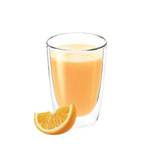 Bebida de soja con naranja de vending